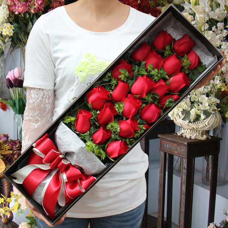 高档法式玫瑰花礼盒 顶级玫瑰