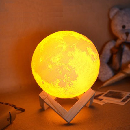 创意3D打印月球灯